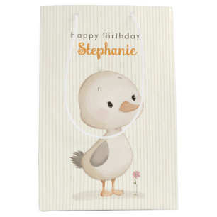 Sweet Duckling Birthday Medium Gift Bag