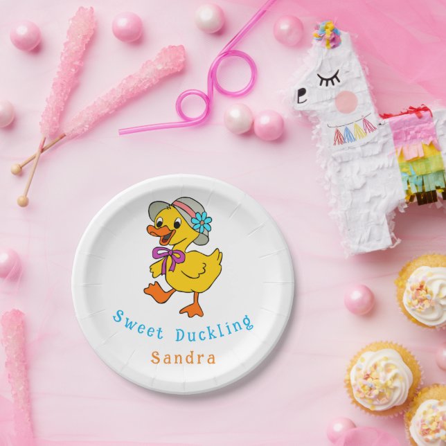 Sweet Duckling Paper Plate (Party)