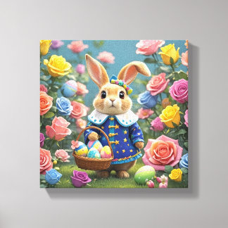 Sweet Easter Bunny Canvas Print