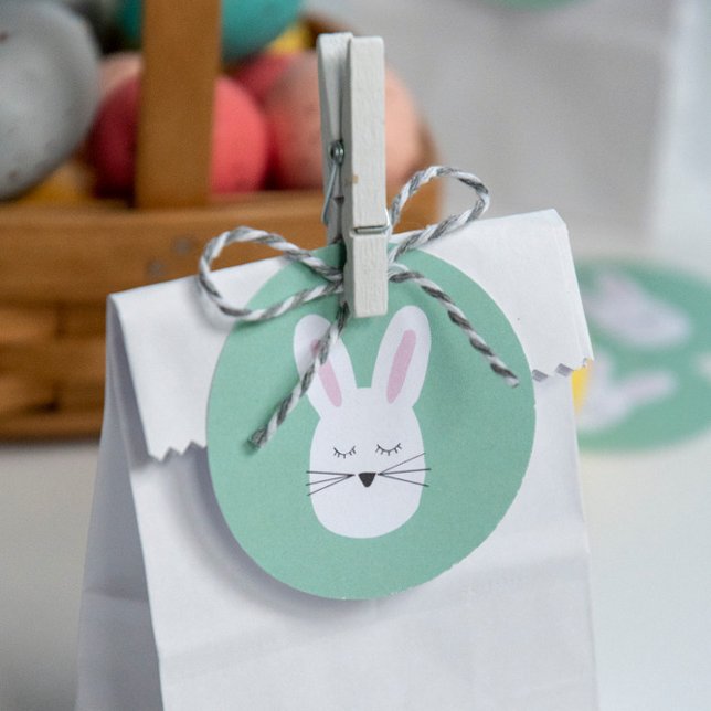 Sweet Easter Bunny Gift Favour Tags (Creator Uploaded)