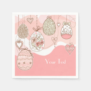 Sweet Elegance Easter Eggs Napkin