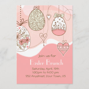 Sweet Elegance Easter Invitation