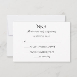Sweet Elegance RSVP Card