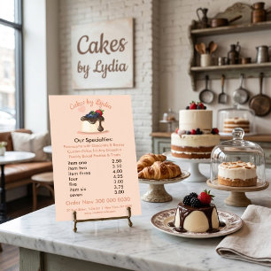 Sweet & Elegant Custom Dessert Menu