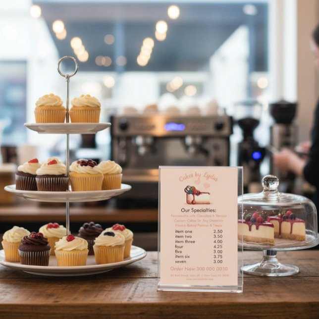 Sweet & Elegant Custom Dessert Menu (Creator Uploaded)