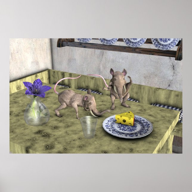 Sweet Elephant Mice Poster (Front)