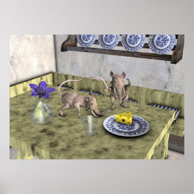 Sweet Elephant Mice Poster (Front)