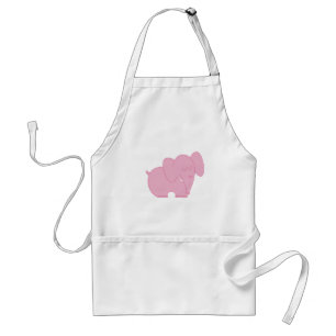 Sweet Elephant (Pink) Standard Apron