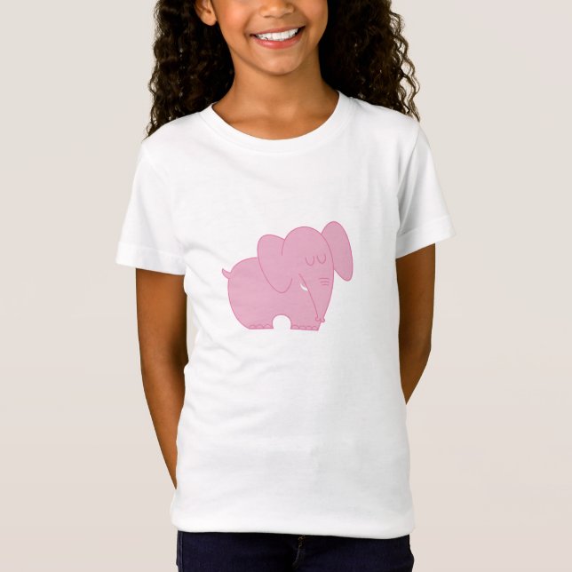 Sweet Elephant (Pink) T-Shirt (Front)