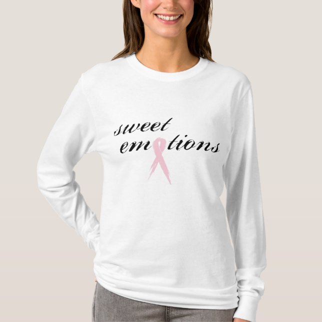 Sweet Emotions For A Cure T-Shirt (Front)