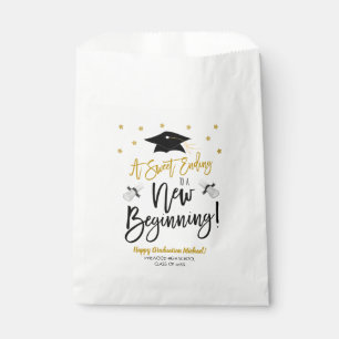 Sweet Ending To a New Beginning Candy Treat Favour Bags