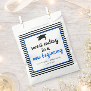 Sweet Ending to a New Beginning Graduation Favour Bags
