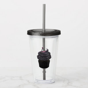 Sweet Engagement Cupcake Acrylic Tumbler