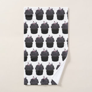 Sweet Engagement Cupcake Hand Towel