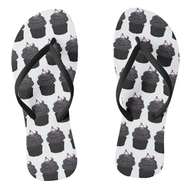 Sweet Engagement Cupcake Jandals (Footbed)