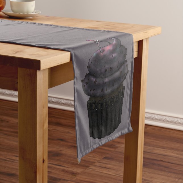 Sweet Engagement Cupcake Medium Table Runner (In Situ)