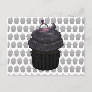 Sweet Engagement Cupcake Postcard