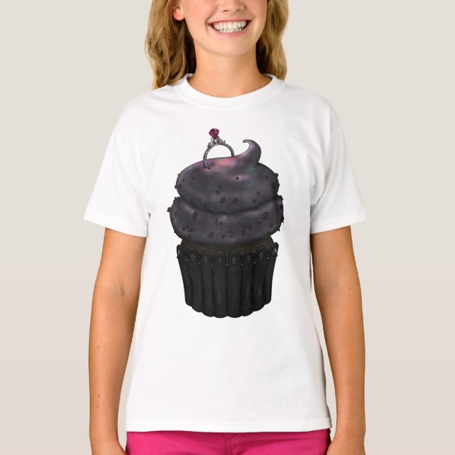 Sweet Engagement Cupcake T-Shirt (Front)