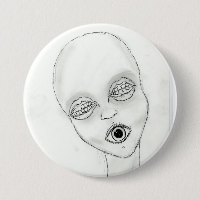 Sweet Face  7.5 Cm Round Badge (Front)