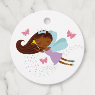 Sweet Faerie Princess Girls Birthday Favour Tags