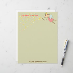 Sweet Fairy & Stars Personal / Business Letterhead Template