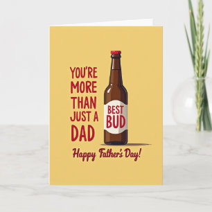 Sweet Fathers Day Amber Bottle Card