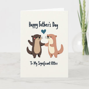 Sweet Fathers Day Aquatic Card