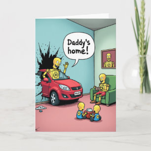 Sweet Fathers Day Arrival Card