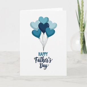 Sweet Fathers Day Balloon Art Card