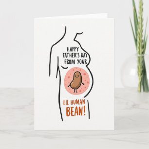 Sweet Fathers Day Bean Card