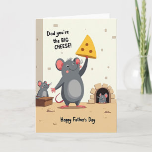 Sweet Fathers Day Cheese Card