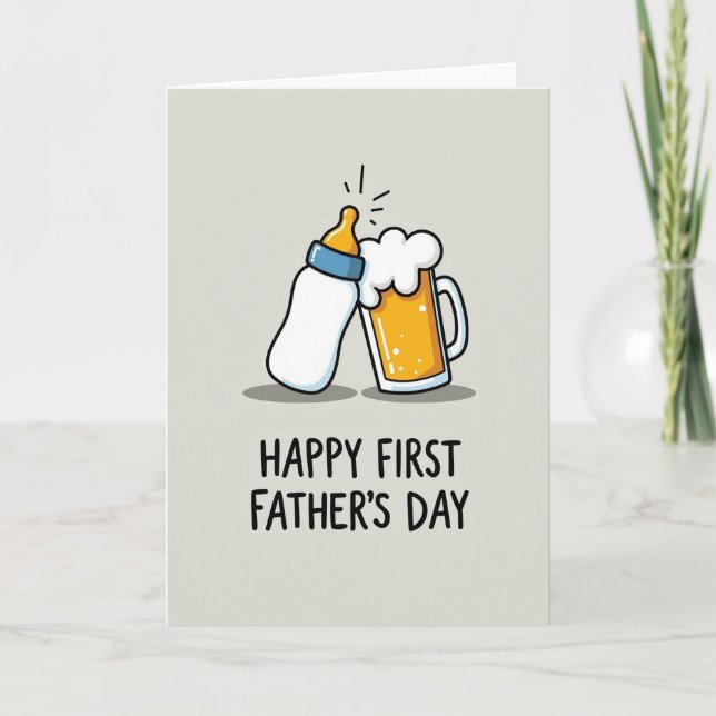 Sweet Fathers Day Clink Card (Front)