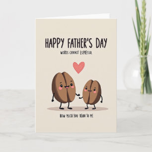 Sweet Fathers Day Coffee Bean Card