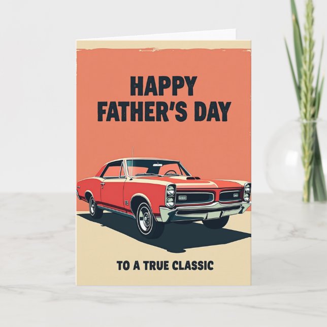Sweet Fathers Day Coupe Card (Front)