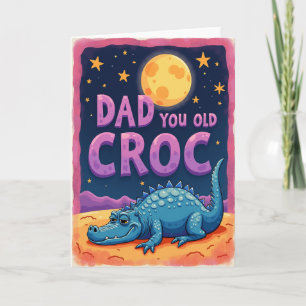 Sweet Fathers Day Croc Card