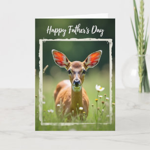 Sweet Fathers Day Deer Card