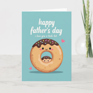 Sweet Fathers Day Doughnut Card