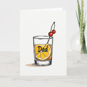 Sweet Fathers Day Drink Card