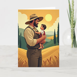 Sweet Fathers Day Fields Card