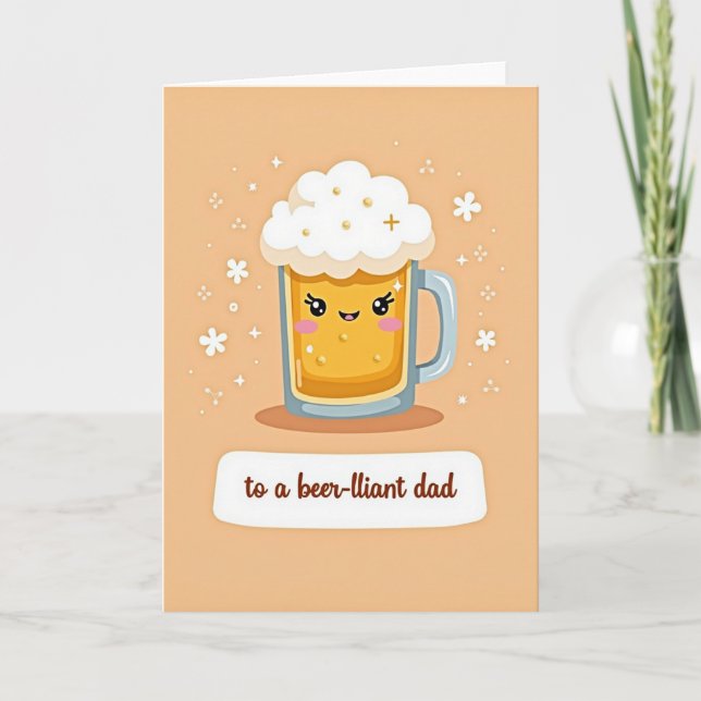 Sweet Fathers Day Foam Crown Card (Front)