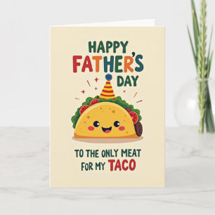 Sweet Fathers Day Food Art Card
