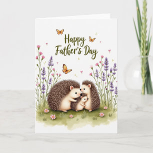Sweet Fathers Day Forest Family Card