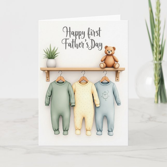Sweet Fathers Day Garments Card (Front)