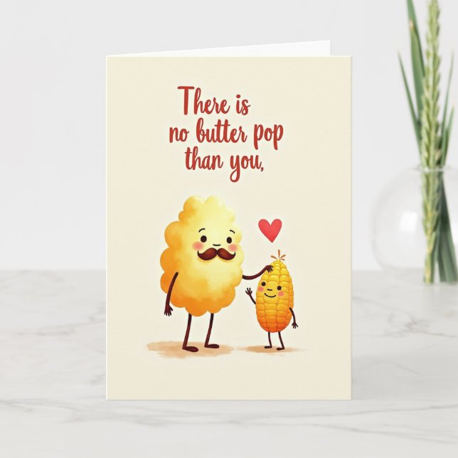 Sweet Fathers Day Grain Art Card (Front)