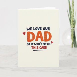 Sweet Fathers Day Hand Lettered Card