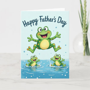 Sweet Fathers Day Leap Card
