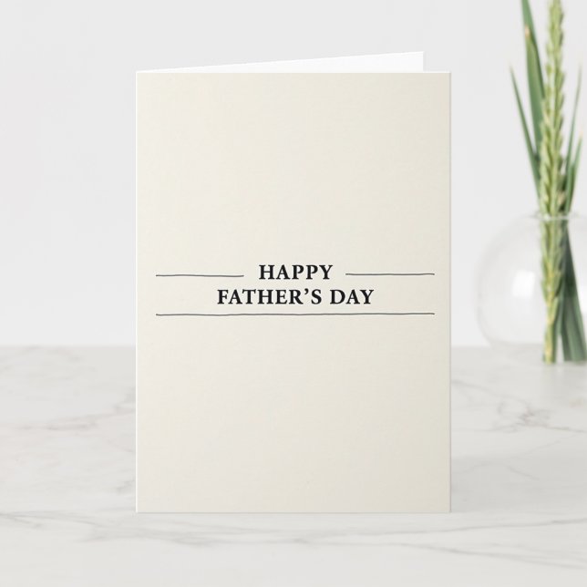 Sweet Fathers Day Lines Card (Front)