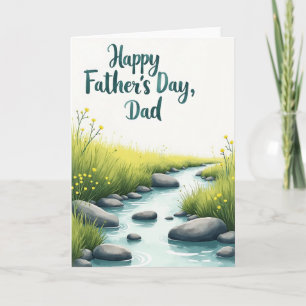 Sweet Fathers Day Meadow Card