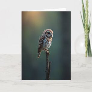Sweet Fathers Day Owl Photo Card