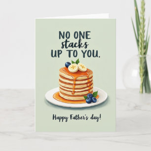 Sweet Fathers Day Pancake Card